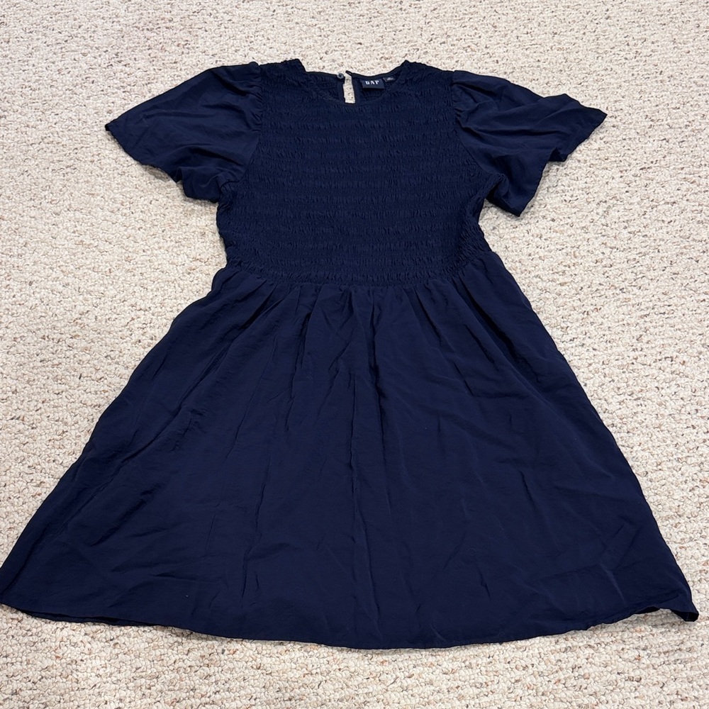 Gap Navy Blue Fit & Flare Dress Size Medium C11-148